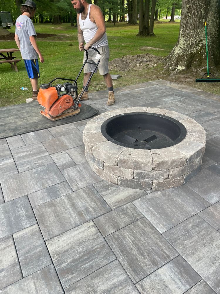 Natural Stone Hardscape for Youngstown Landscape and Design in Canfield, OH