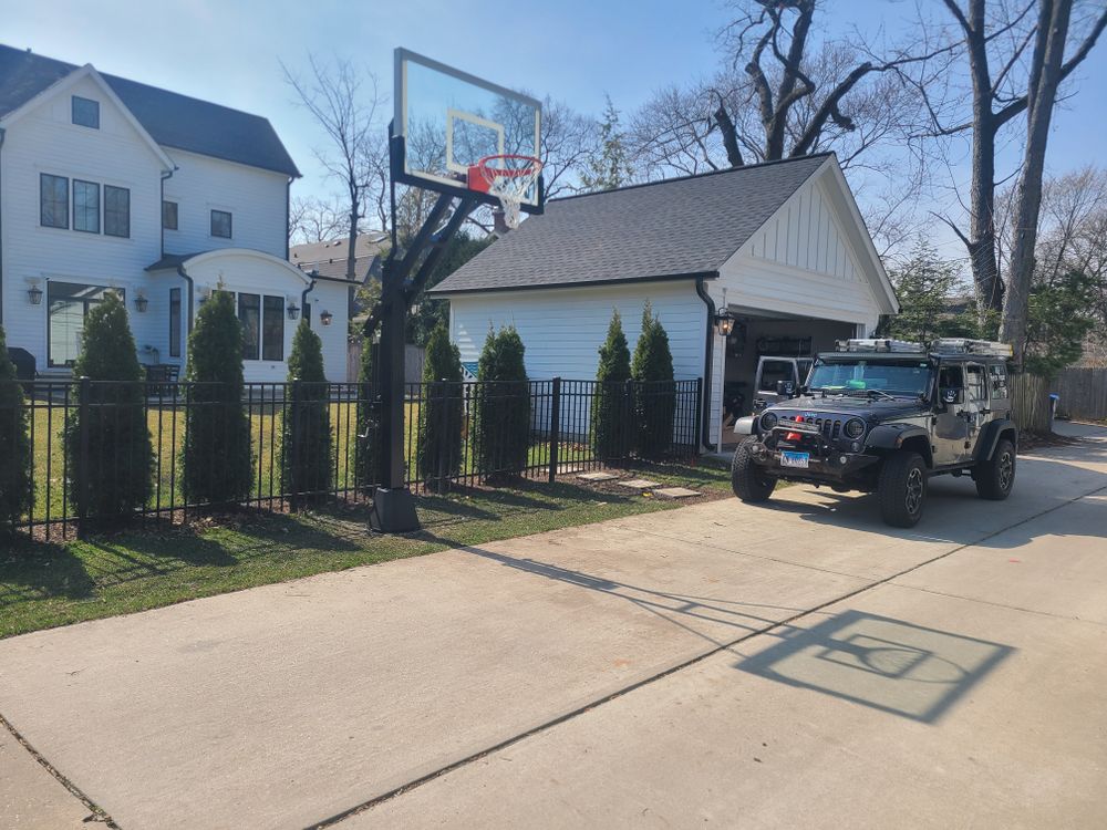 Basketball Hoop Installation for Fence Medic in Northbrook, IL