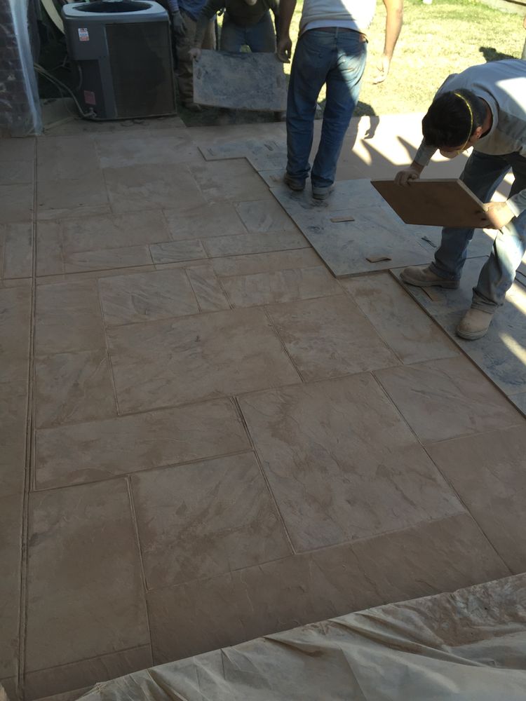 Patios for Texas Curb N Borders in Houston, TX
