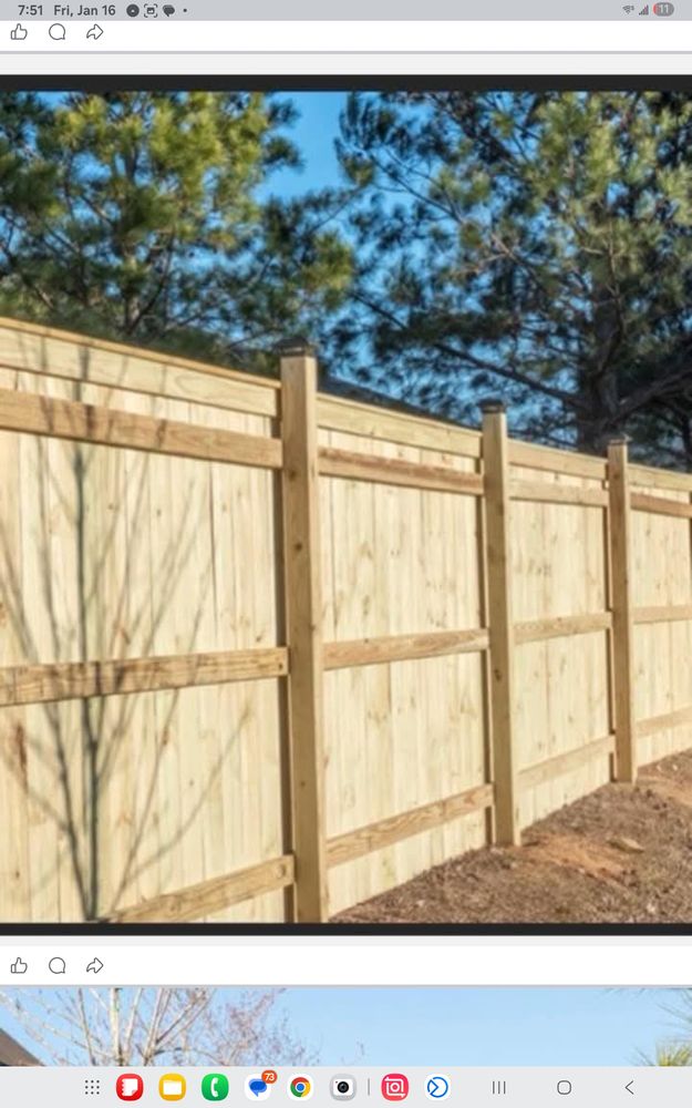 Fencing for All Out Construction in Atlanta, GA