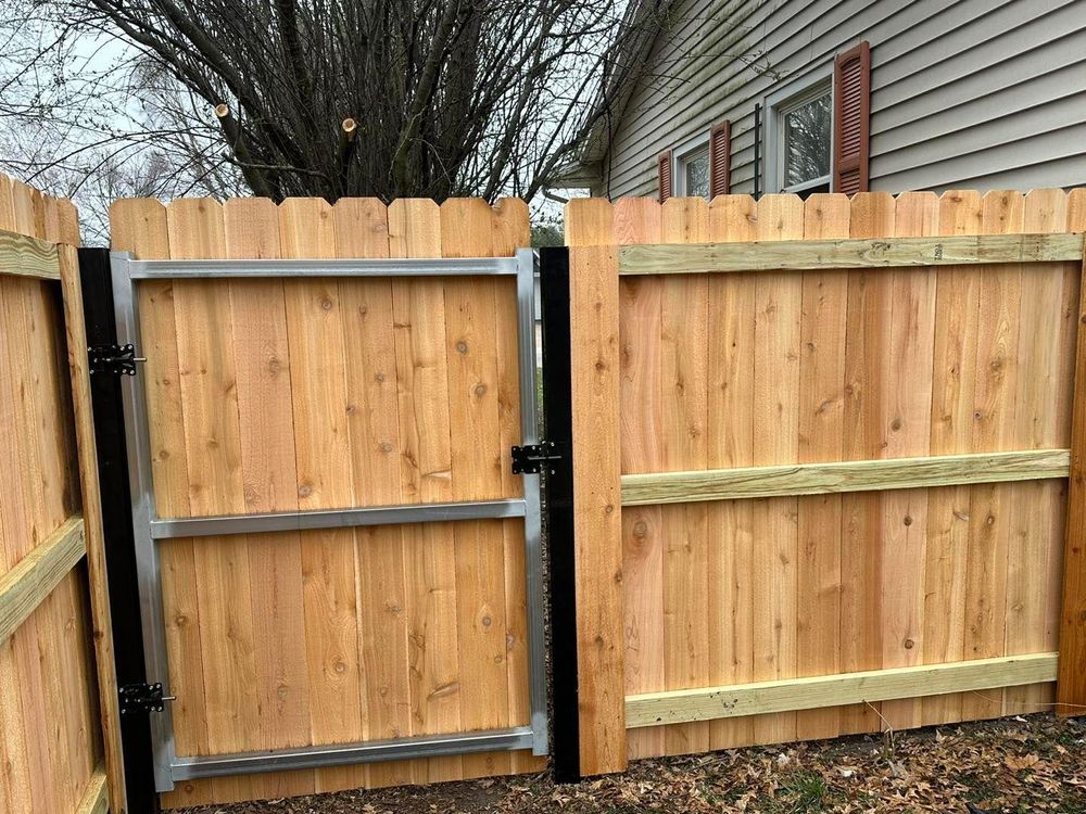 Fence Installation for Illinois Fence & outdoor co. in Kewanee, Illinois