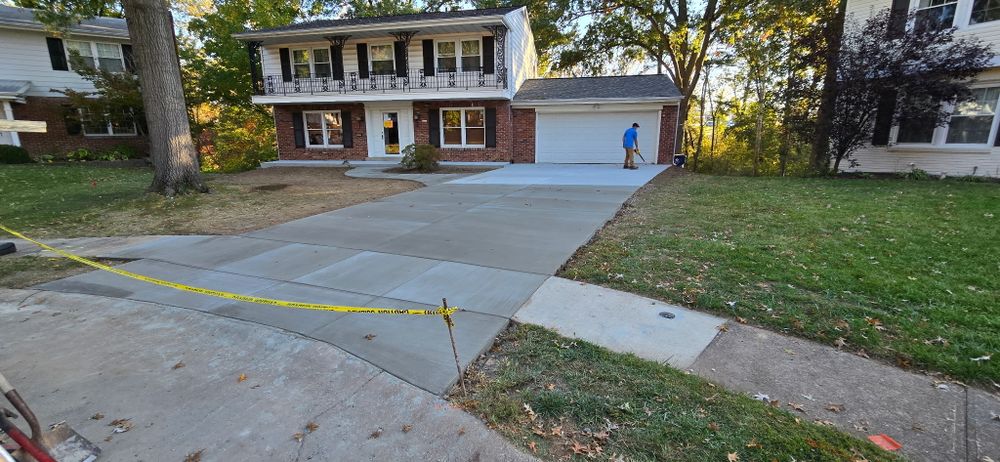 Concrete work for NNS Contracting in St. Louis,  MO