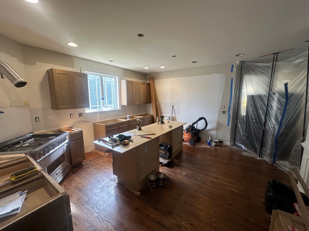Parkside - deck & kitchen for Thomas J. Gorman Construction in Middletown, DE