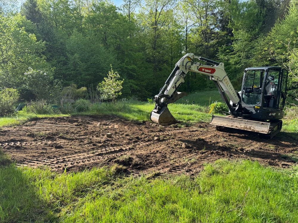 Our Residential & Commercial Excavation service offers precise site preparation for construction projects. We ensure safe and efficient clearing and grading to lay the perfect foundation for your home or business property. for Jack Of All Blades in Windsor County, VT