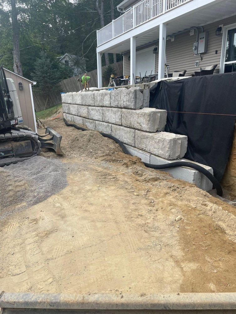 Excavation for CS Property Maintenance in Middlebury, CT