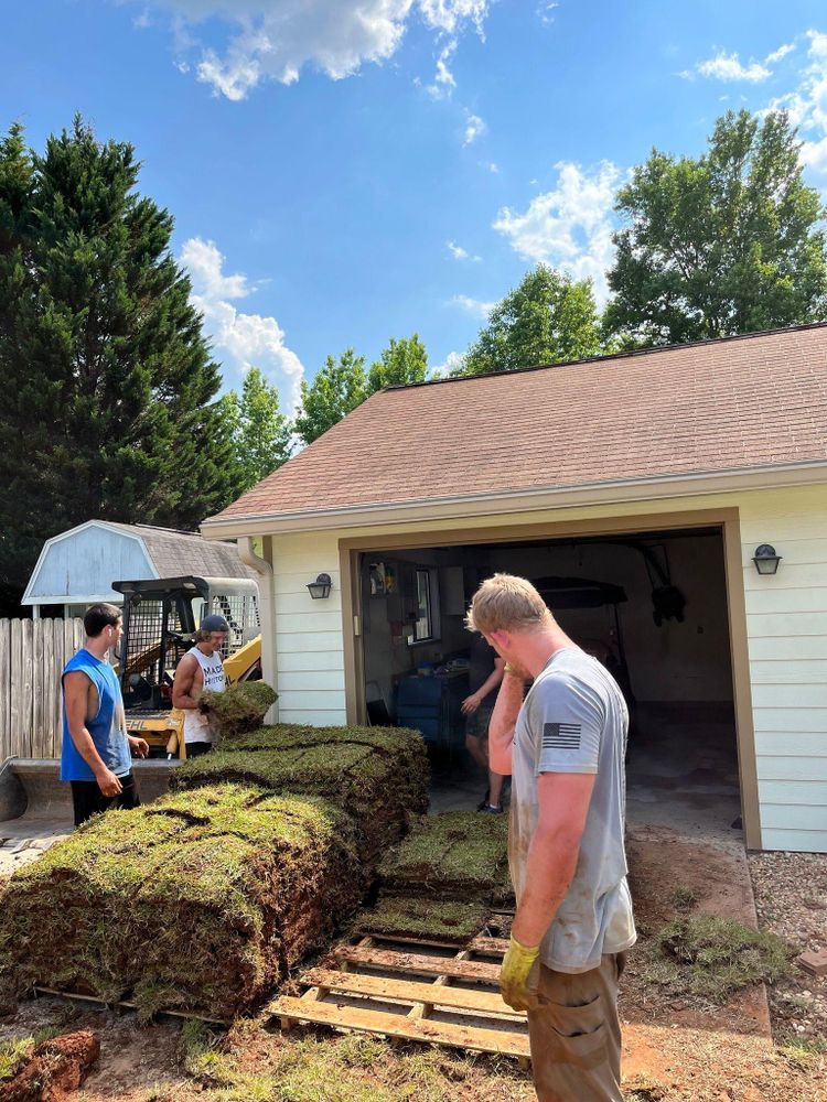 Mulch Installation for Zambrana Landscaping in Cobb County, GA