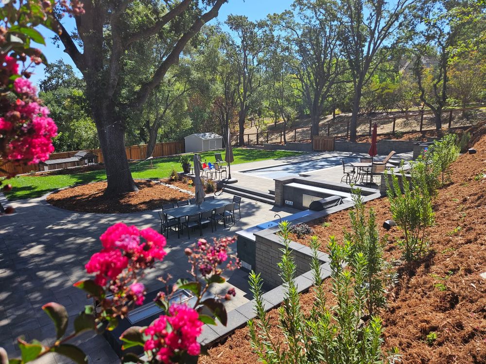 Themed Horticultural Designs for Martin Stanko Landscape Construction in Livermore, CA