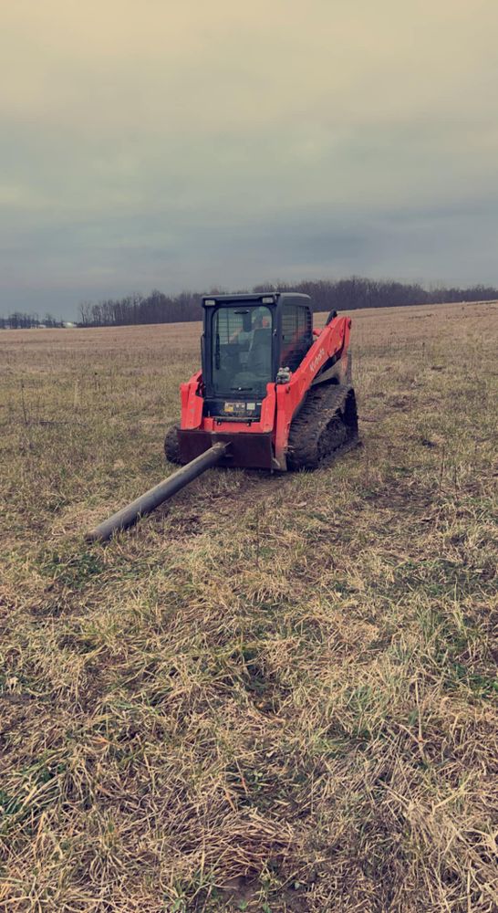 Excavating for Northwest Ohio Farm Drainage in Ada,, OH