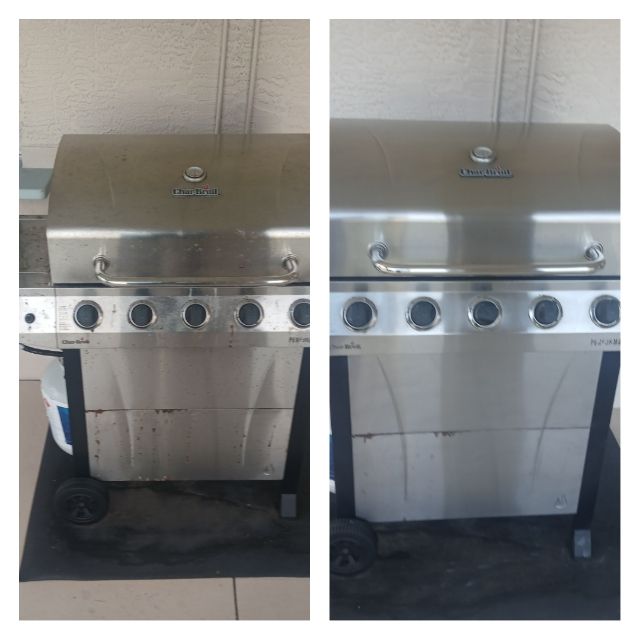 Enhance your outdoor living space with our Outdoor Kitchen softwash service, expertly designed for thorough outdoor furniture cleaning, ensuring a sparkling clean area that extends the life of your furnishings. for My Softwash Guys in Venice, FL