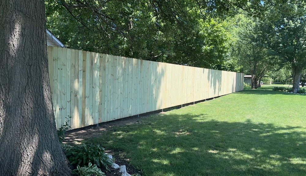 Fence Installation for Illinois Fence & outdoor co. in Kewanee, Illinois