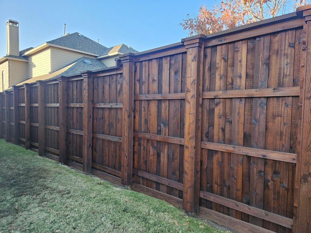 All Photos for Armor Fence Staining in Highland Village, TX