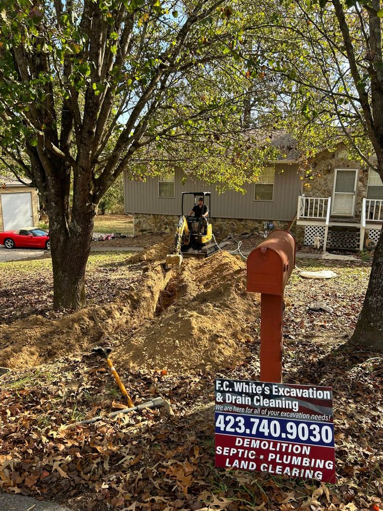 F.C. White’s Excavation & Drain Cleaning team in Huntingdon, TN - people or person