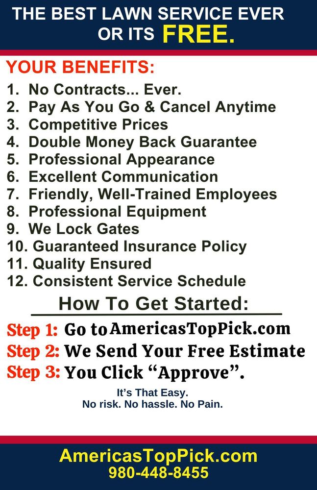 Seasonal Contracts for America's Top Pick Lawn & Landscaping in Gastonia, NC