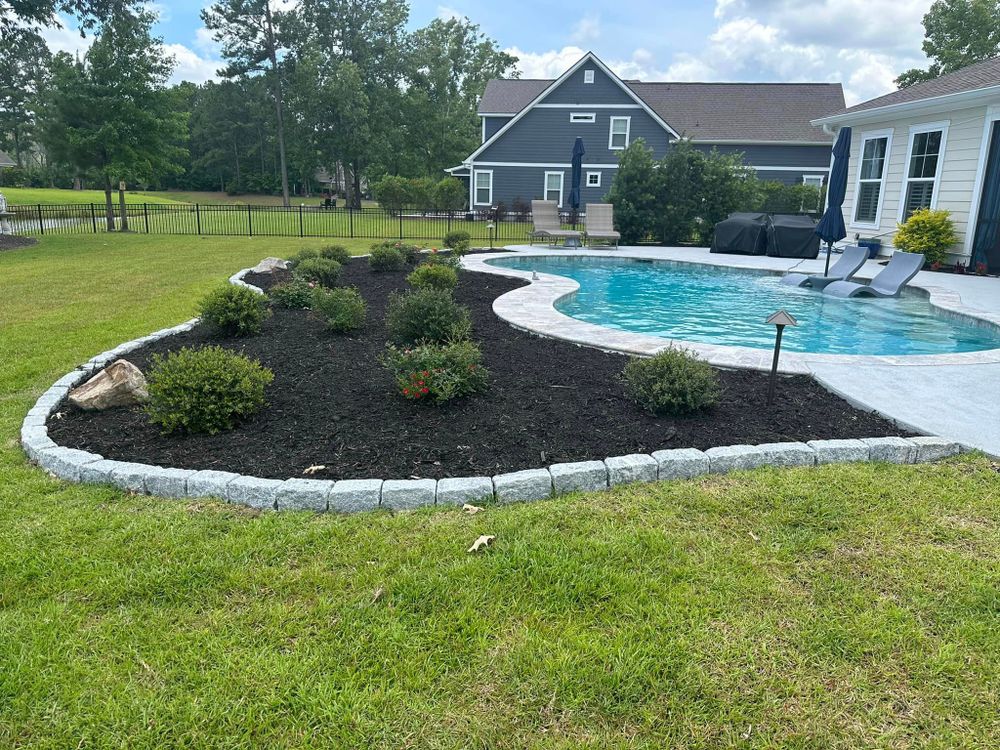 Our Landscape Design service offers homeowners expert advice and planning to enhance their outdoor space, maximizing beauty and functionality. Let us create a custom landscape tailored to your preferences and lifestyle. for George’s Hardscape  in Bluffton, SC