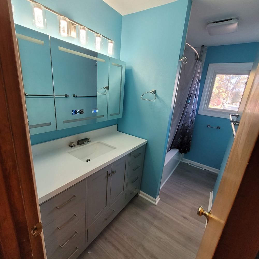 Bathroom renovation  for CPIA Home Renovations in Des Moines, IA