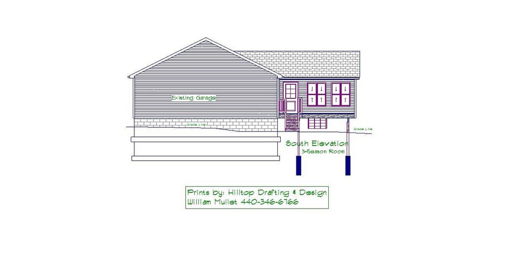 Blueprints for Hilltop Drafting & Design LLC in Geauga County, Ohio