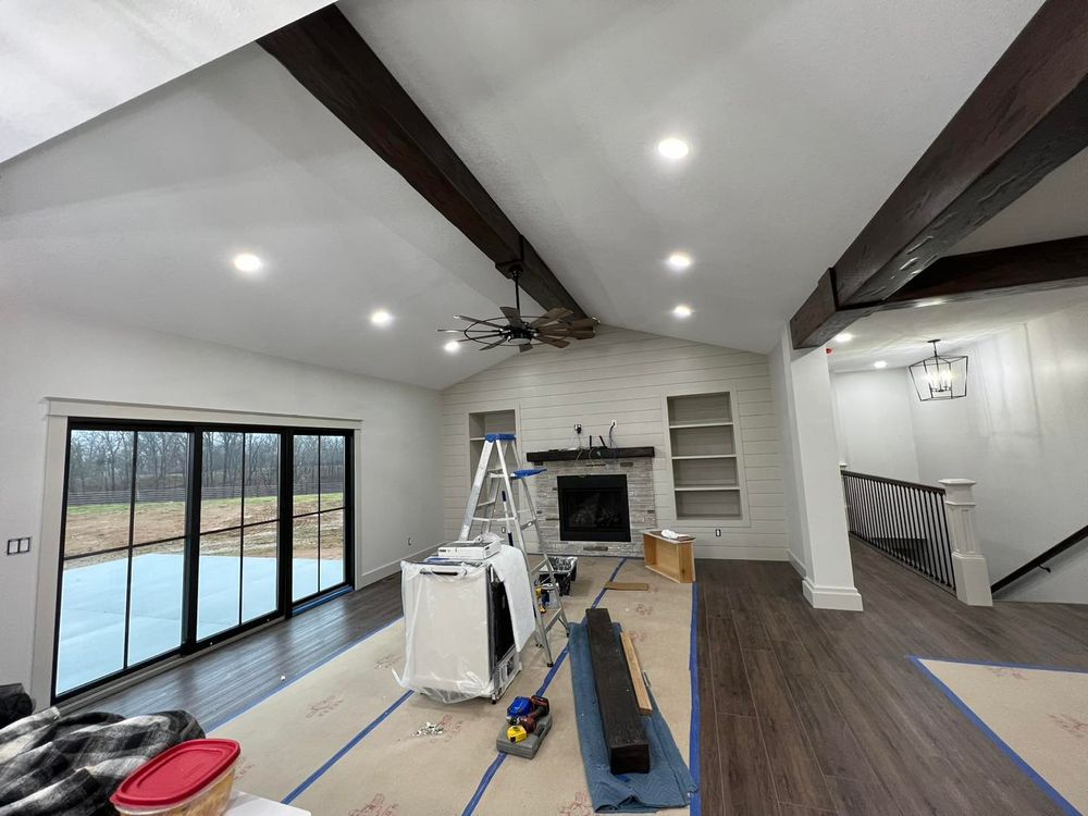 We understand having work done in your home is disruptive. We work very hard to minimize disruption. We offer top quality painting in every aspect of your home. Ceilings, walls, trim, doors, windows, cabinets, vanities, wallpaper removal, popcorn removal, skim coating, and drywall patching. No matter what your needs. Rest assured our team can handle it! for Clean Cut Painting & Finishing LLC in Terre Haute, IN