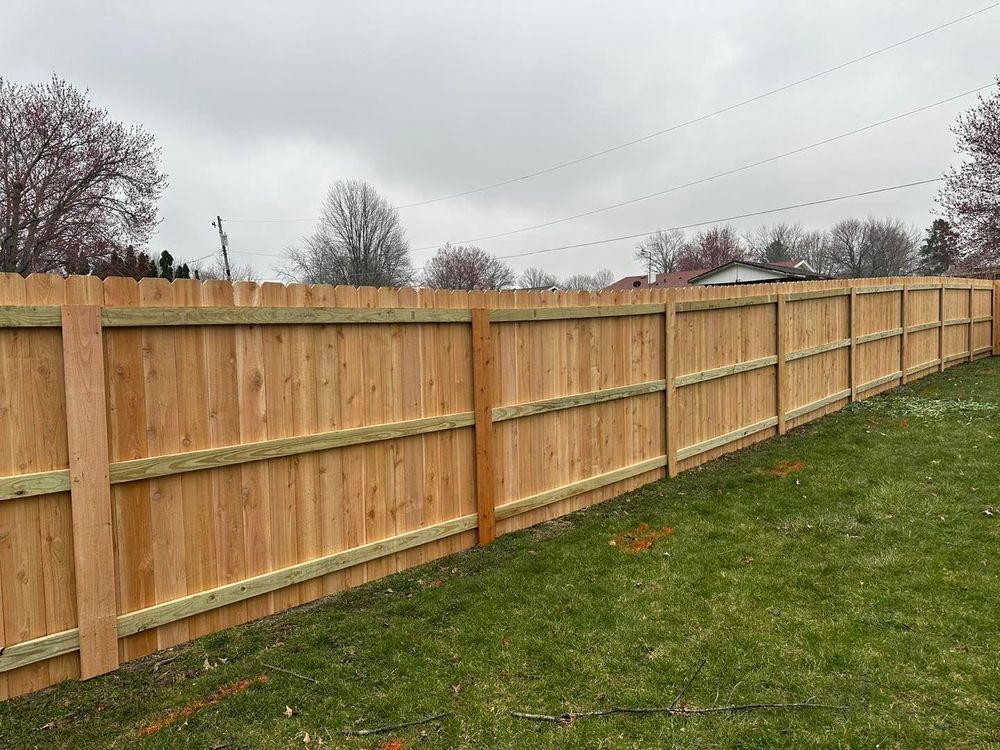 Fence Installation for Illinois Fence & outdoor co. in Kewanee, Illinois