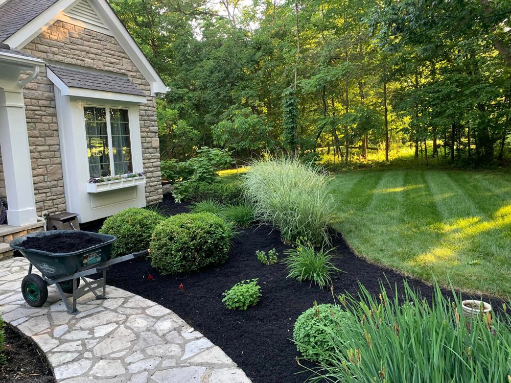 Mulch Installation  for Higgins landscaping LLC in West Jefferson, OH