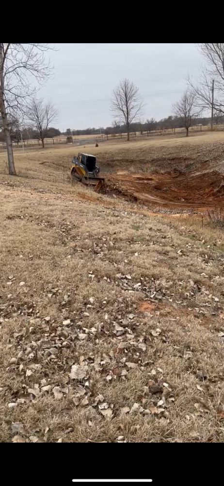 Our Dirt Work service provides professional excavation and land preparation, ensuring a stable foundation for your projects by expertly clearing, grading, leveling the ground to meet your unique residential construction needs. for Wright Way Land & Welding in Lawton, OK