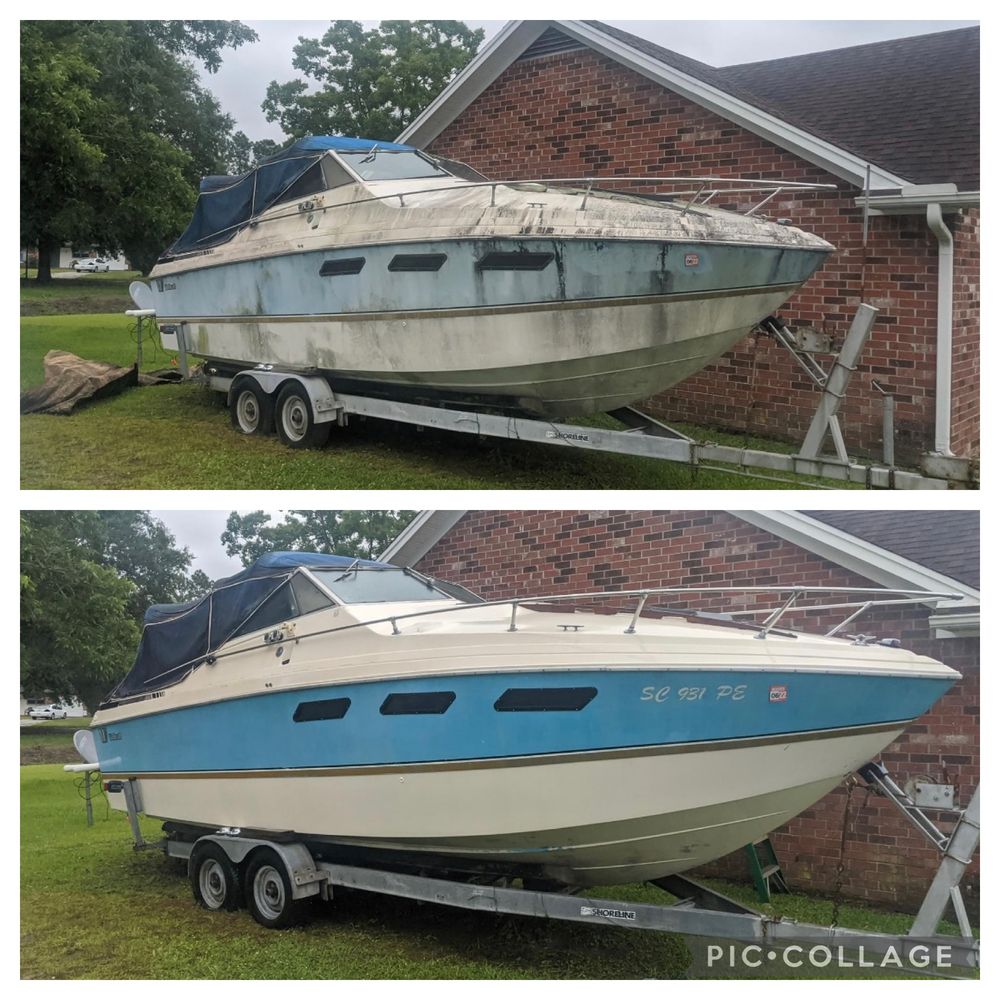 Boat Detailing for Bentlys Mobile Wash in Goose Creek, SC