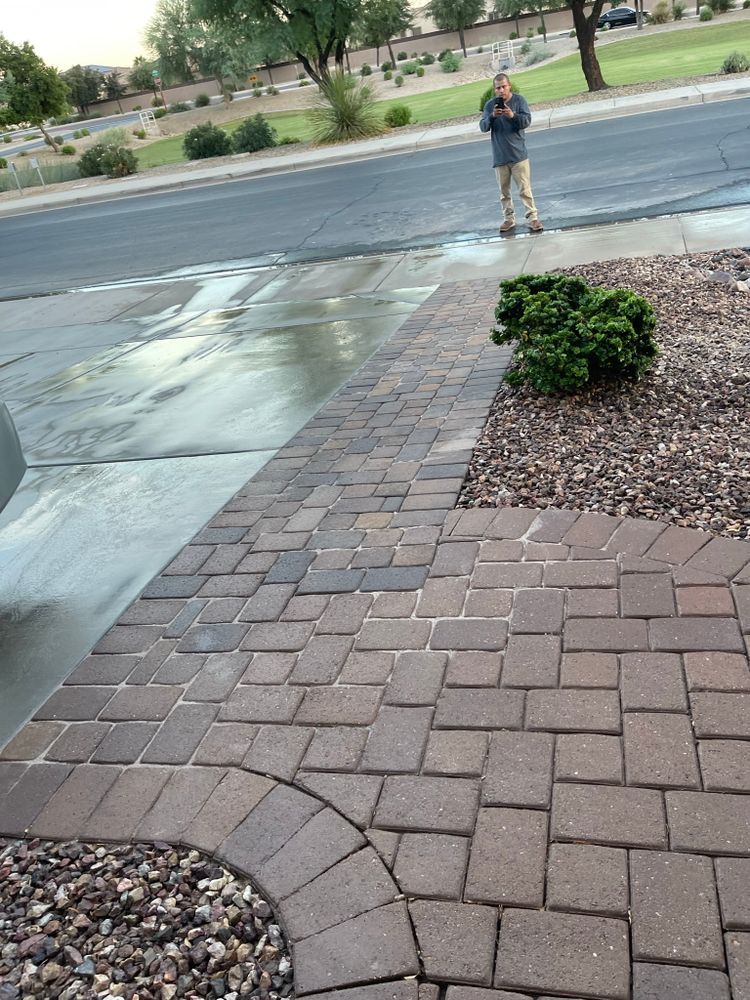 Our Hardscaping service will transform your outdoor space with custom designed features like patios, pathways, walls and driveways. for Bobbys Palm and Tree Service LLC in Surprise, AZ