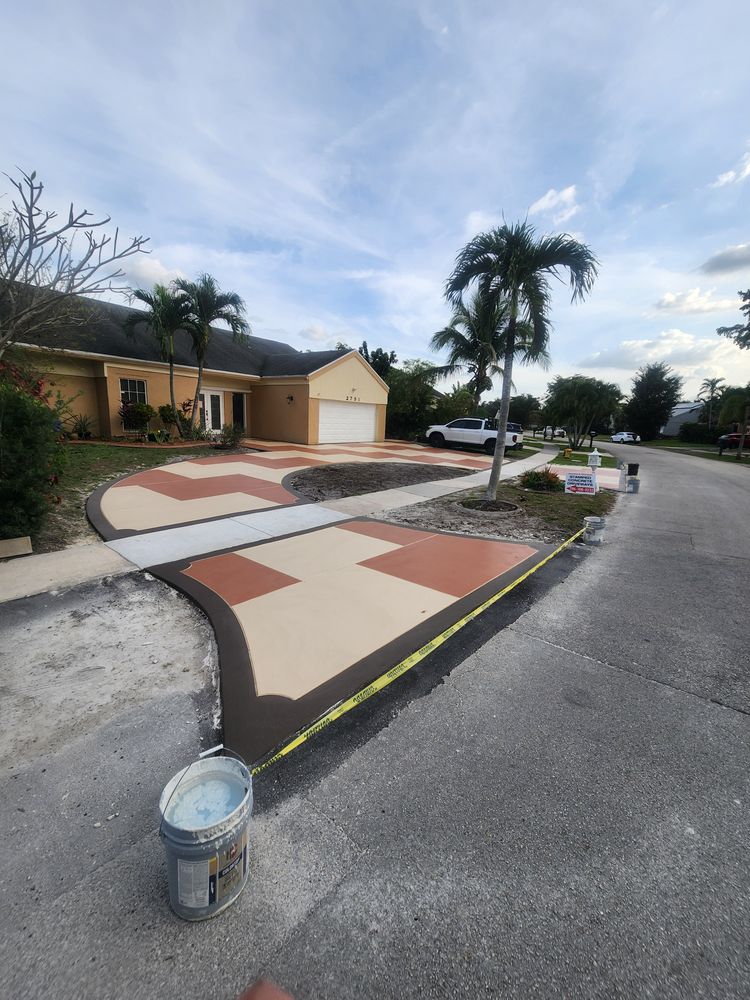 All Photos for Beautiful and Affordable Stamped Concrete by Castilla Concrete Finish Design Corp in Sunrise, FL