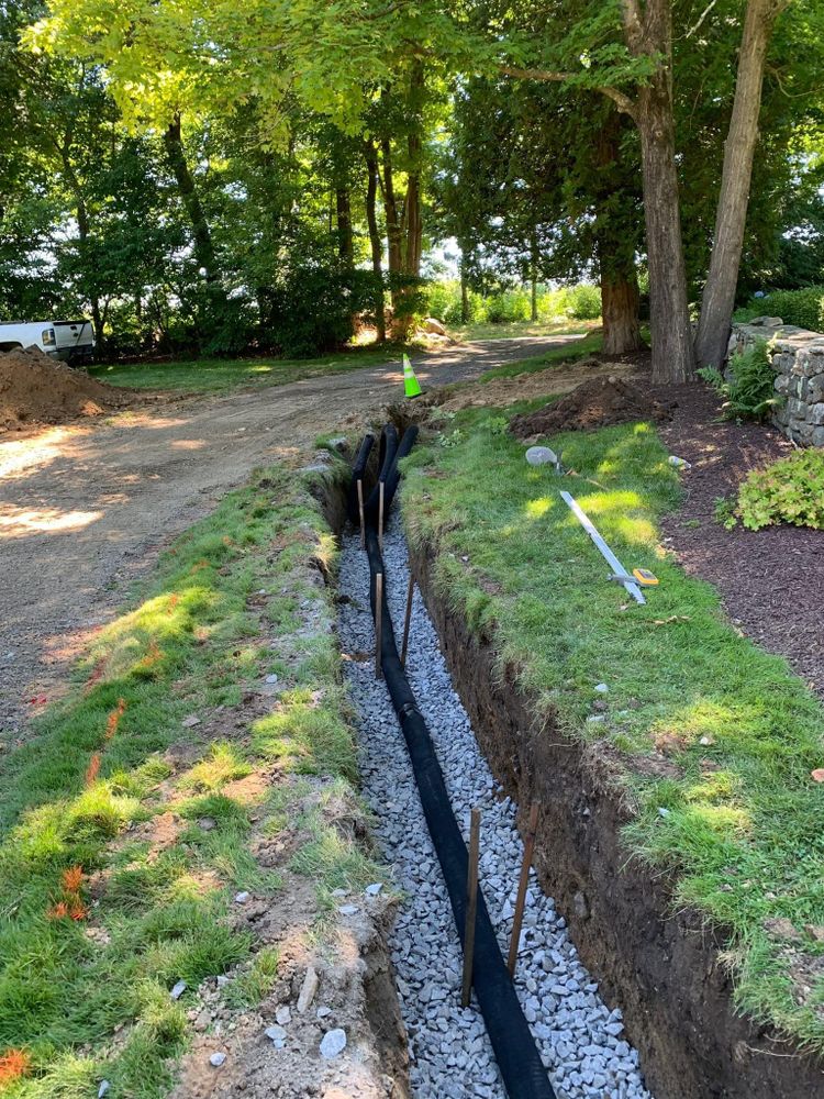 Excavation for CS Property Maintenance in Middlebury, CT