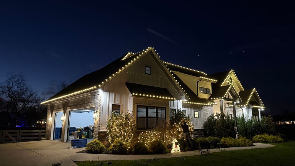 Christmas Light Installation Gallery for Bluegrass Brothers Exterior Services LLC in Elizabethtown, KY