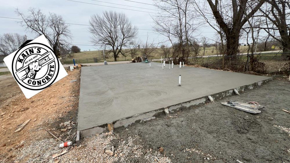 Revamp your home with our professional concrete services. From driveways and patios to foundations and walkways, we offer top-notch craftsmanship that enhances the beauty and durability of your property. for Kain's Concrete in Springfield, MO