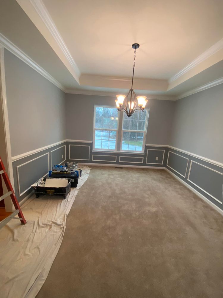 Our Interior Painting service transforms your home with fresh, vibrant colors. Our skilled team pays attention to detail, ensuring a flawless finish that enhances the beauty of your living space. for Picture Perfect Illustration in Rochester, NY