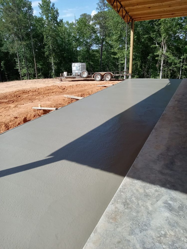 Concrete for HE Diversified Land Services in Americus, GA