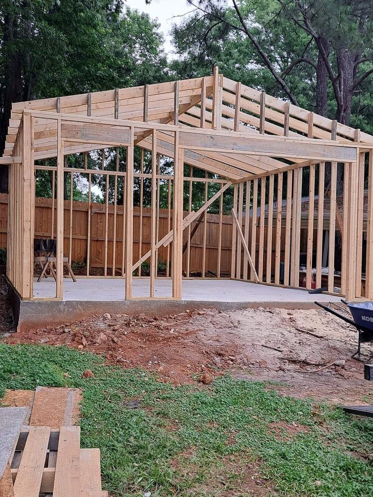 Sheds and garages for Rick's creative home improvement and repair in Atlanta, GA