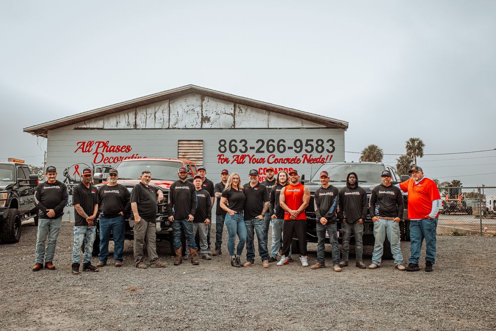All Phases Decorative Concrete team in Sebring, FL - people or person