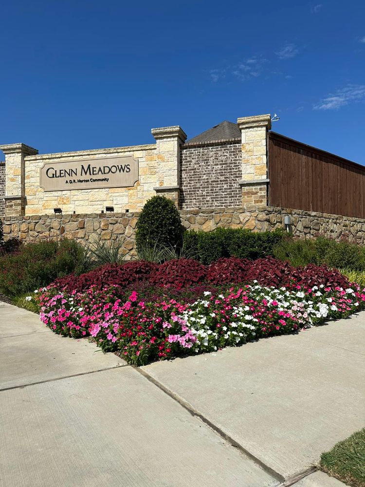 Seasonal color changes for Guerrero's Landscape in Fort Worth,  TX