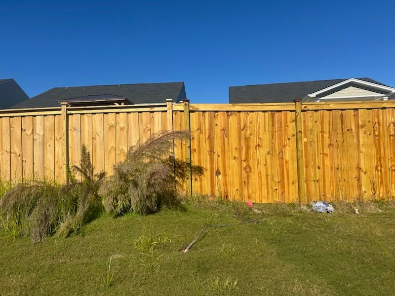 Stain & Sealing for JB Nealy Fence in Elgin, SC