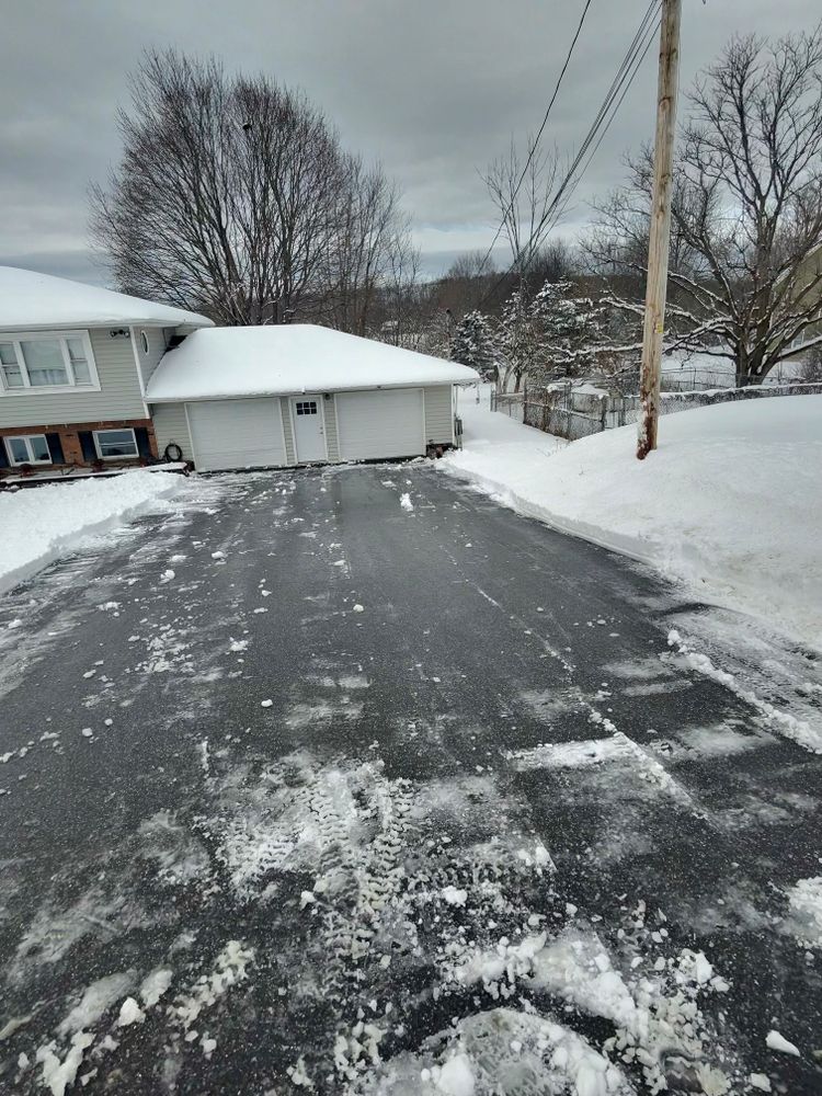 Our Snow Removal service ensures that your driveway and pathways are cleared of snow to provide a safe and accessible environment for you and your family during the winter season. for Triscape LLC  in Port Jervis, NY