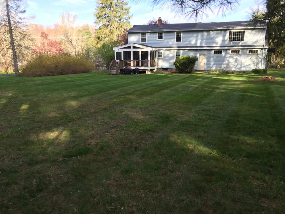 Mowing for LD Professional Lawn Care in Lancaster, MA