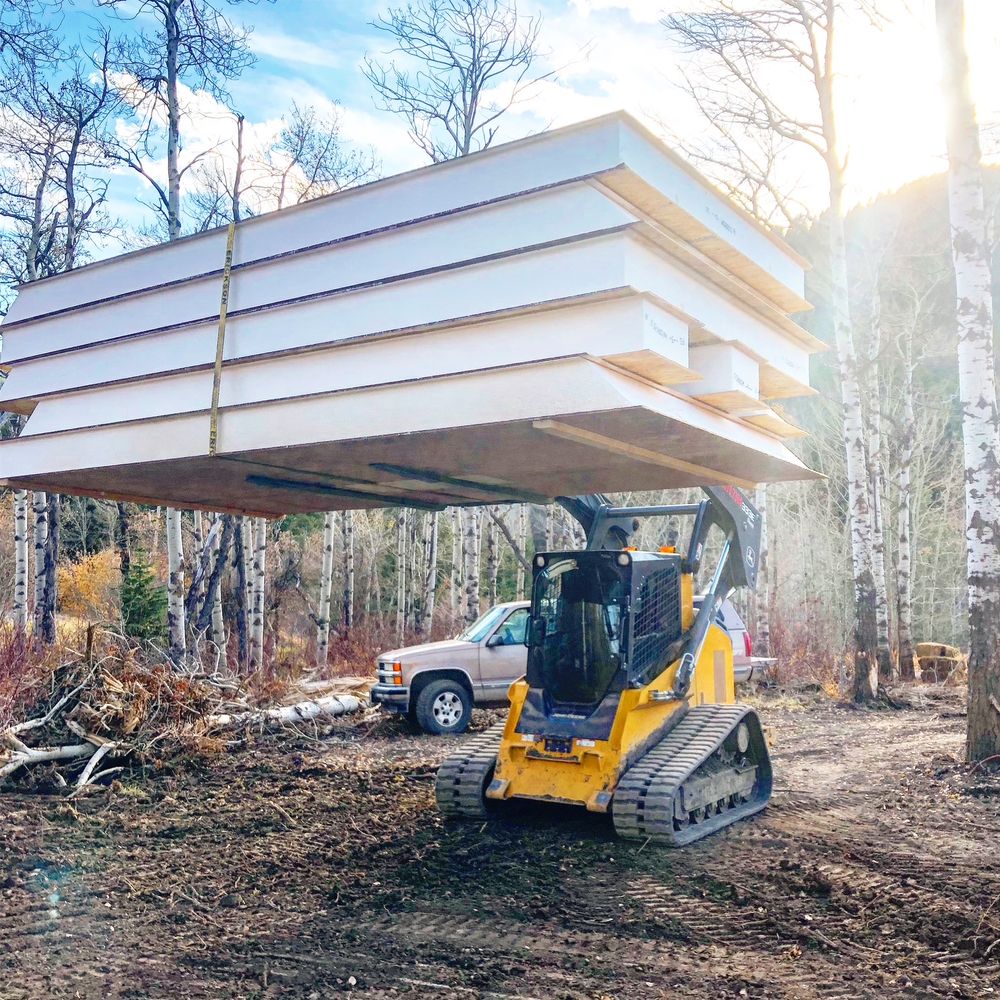 Framing for R&H Homes in Bozeman, MT