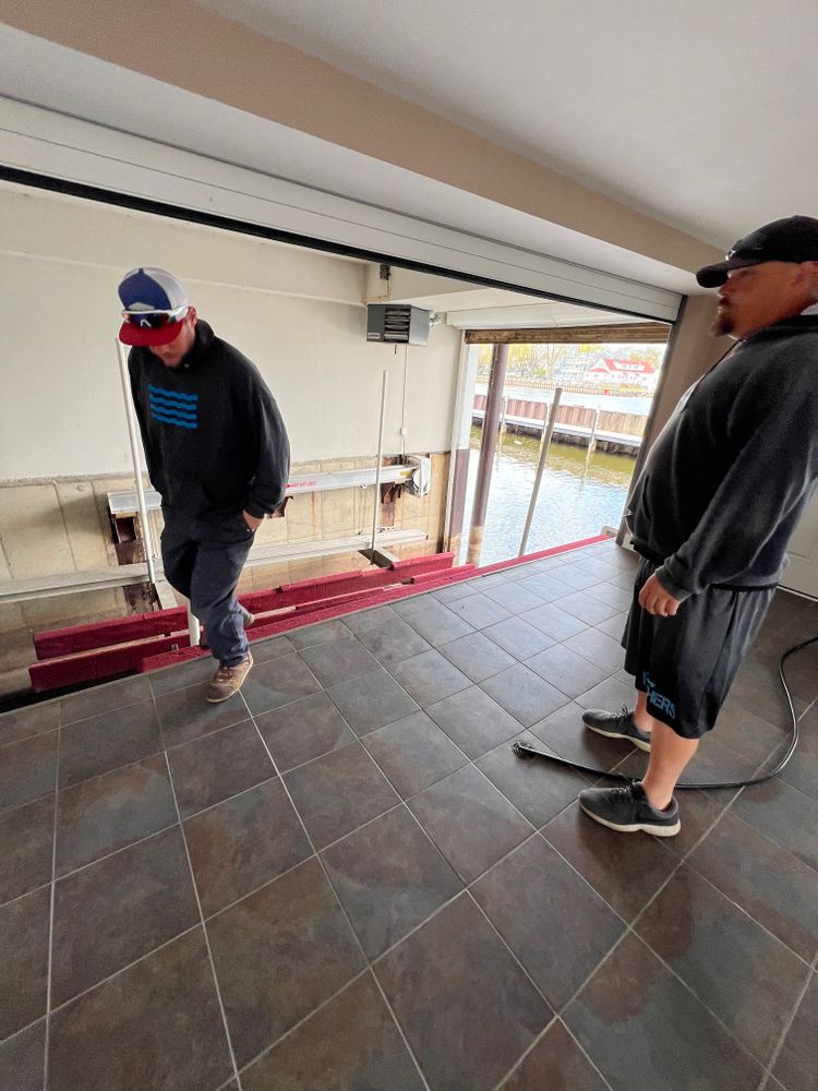 Boat lift Installation for Wagner's Lift & Dock Shop LLC in Watervliet, MI