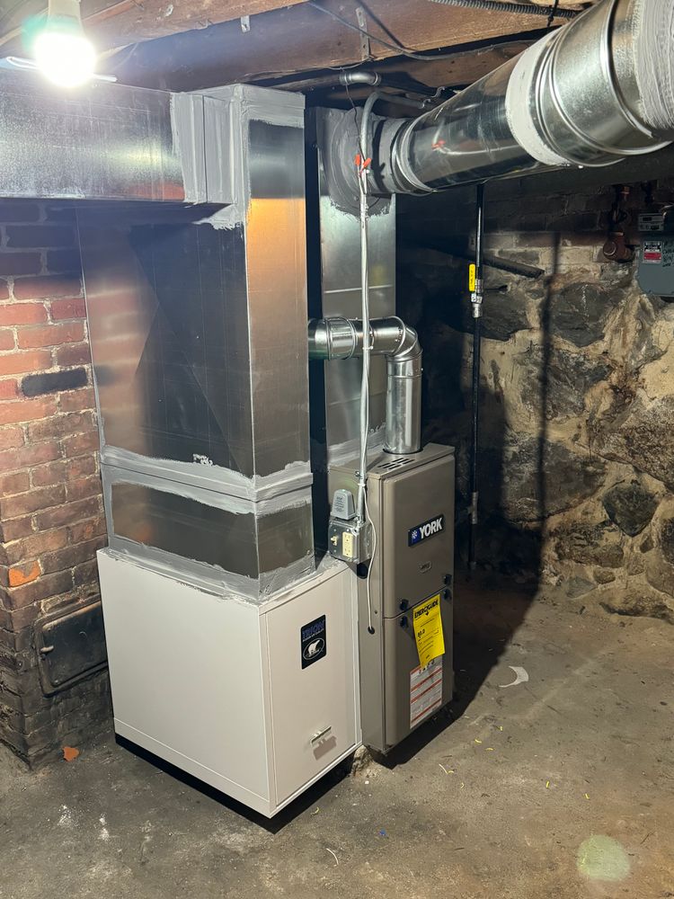Gas Furnace Upgrade for Big Moes Plumbing & Heating in Fitchburg, MA