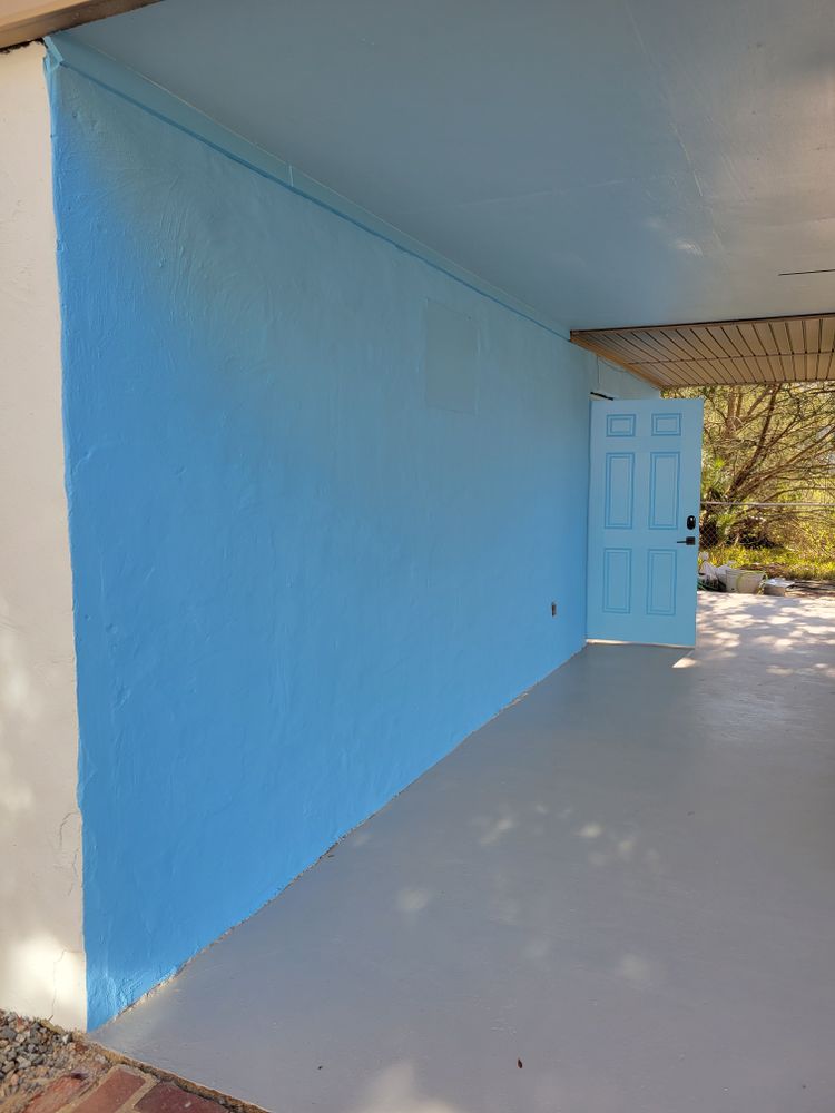 Tybee paint project before & after pictures  for Bocanegra Painting LLC  in Savannah, GA