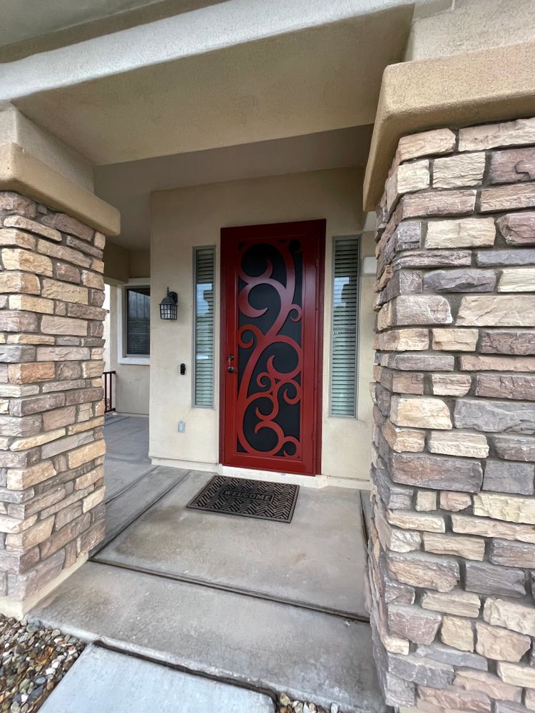 Upgrade your home's security with our modern security doors service. Our main door options offer advanced protection and style, ensuring peace of mind without compromising on aesthetics for your home. for Metal Art Deco in Glendale,  AZ