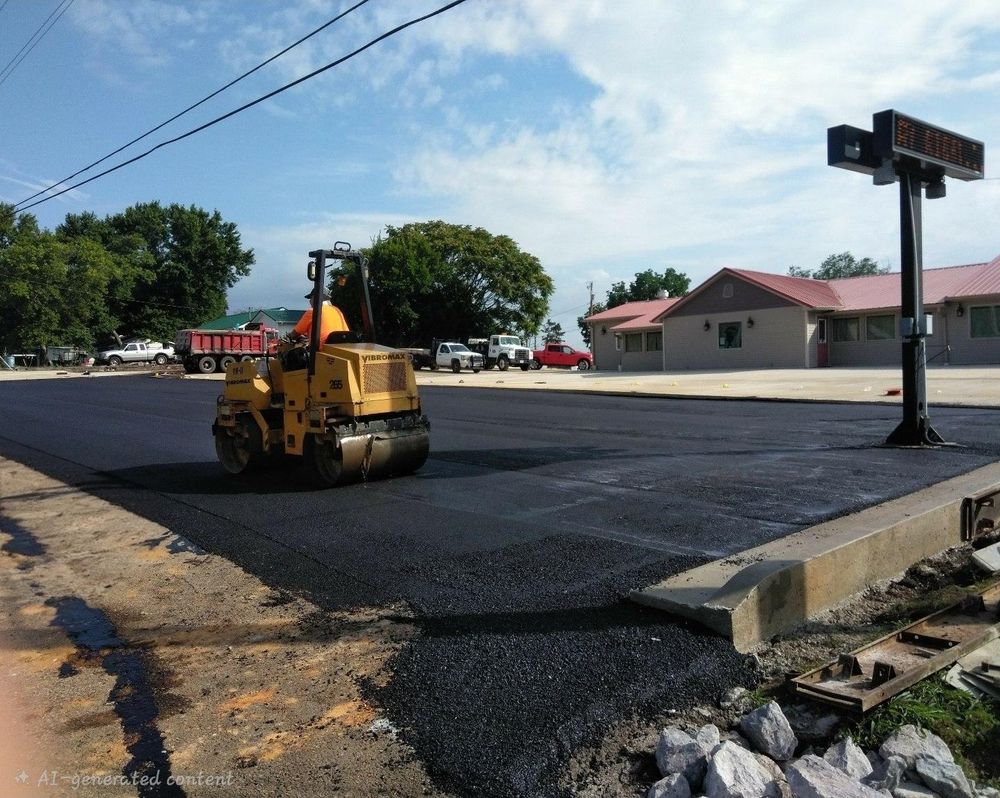 Enhance your home's curb appeal with our professional driveway paving service, offering durable and smooth asphalt solutions tailored to withstand any weather while providing a polished, attractive entrance to your property. for Stripe A Lot in Knoxville, TN