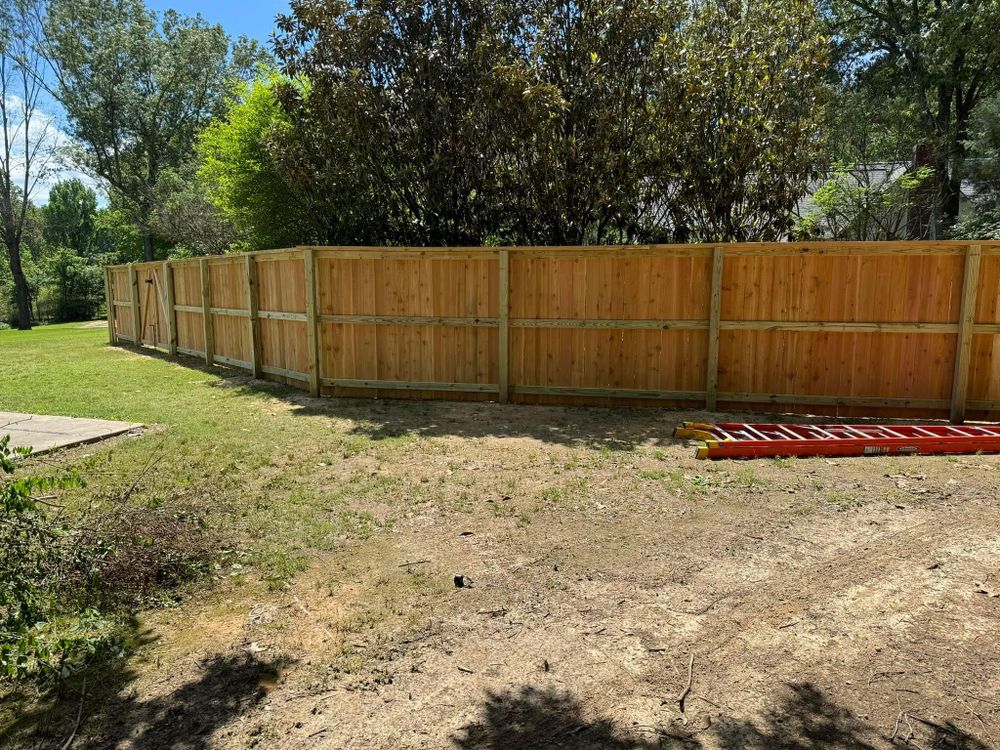 Custom Wooden Fences for Manning Fence, LLC in Hernando, MS