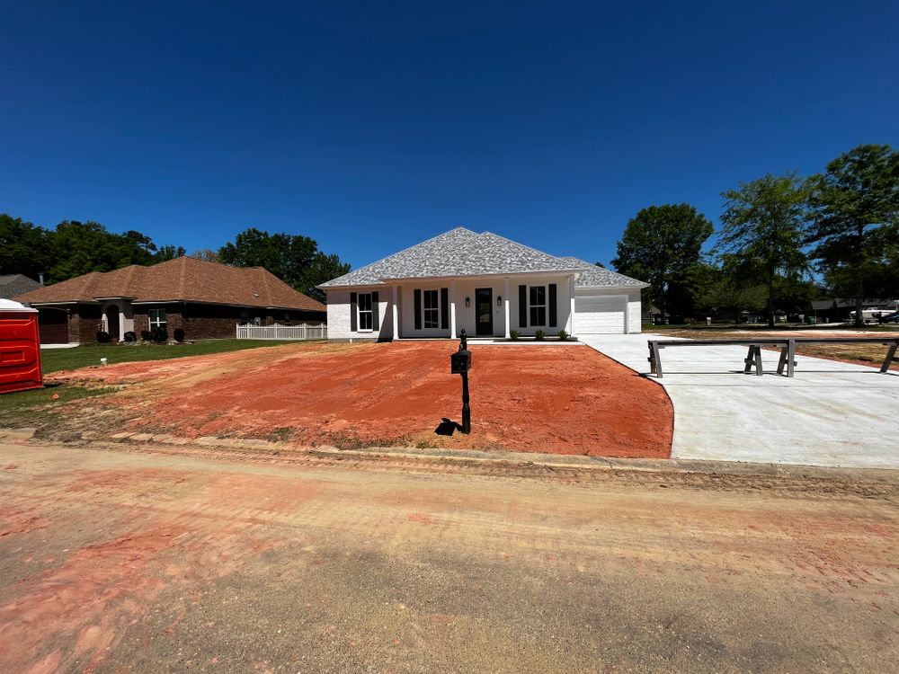 Our Dirt Work service expertly prepares your site, ensuring a level surface with professional grading, excavation, and soil compaction tailored to meet your construction needs efficiently. for Gonzales Construction in Picayune, MS