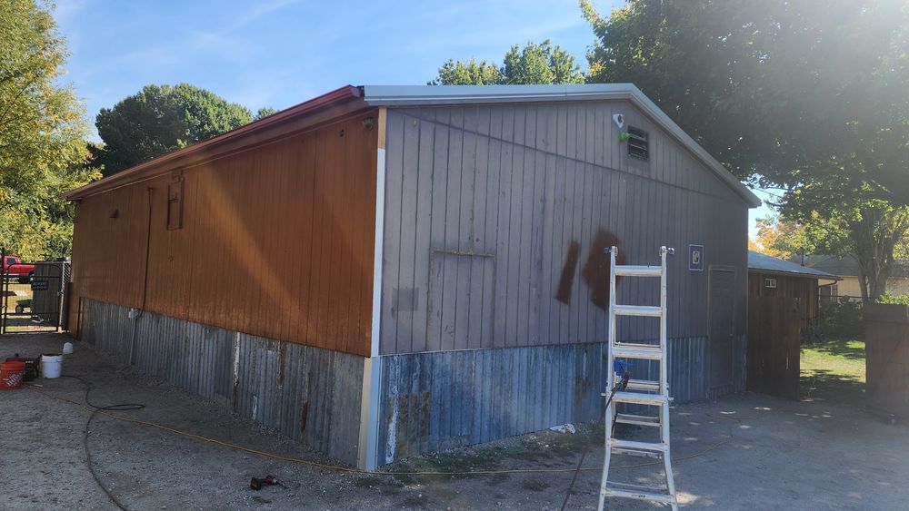 Exterior Painting for Shay’s Chinking in Hamilton, MT