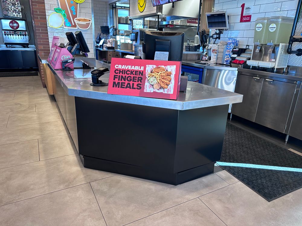 Raising Cane’s Hanford, CA for Gold Eagle Painting in Fresno, CA