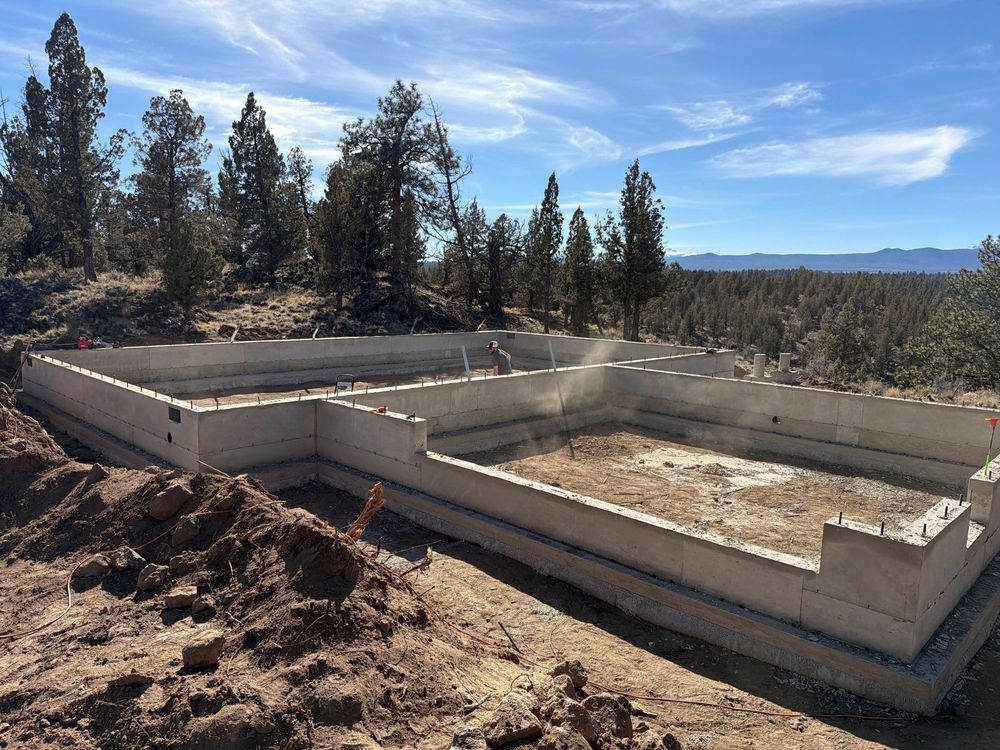 Foundation for TJR Concrete and Construction in Bend, OR