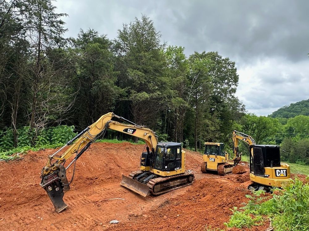 Our Land and Site Preparation service offers professional land clearing, ensuring a clean slate for your construction projects by removing unwanted vegetation, debris, and obstacles efficiently to prepare your property for development. for Quality Excavating in Seymour, TN